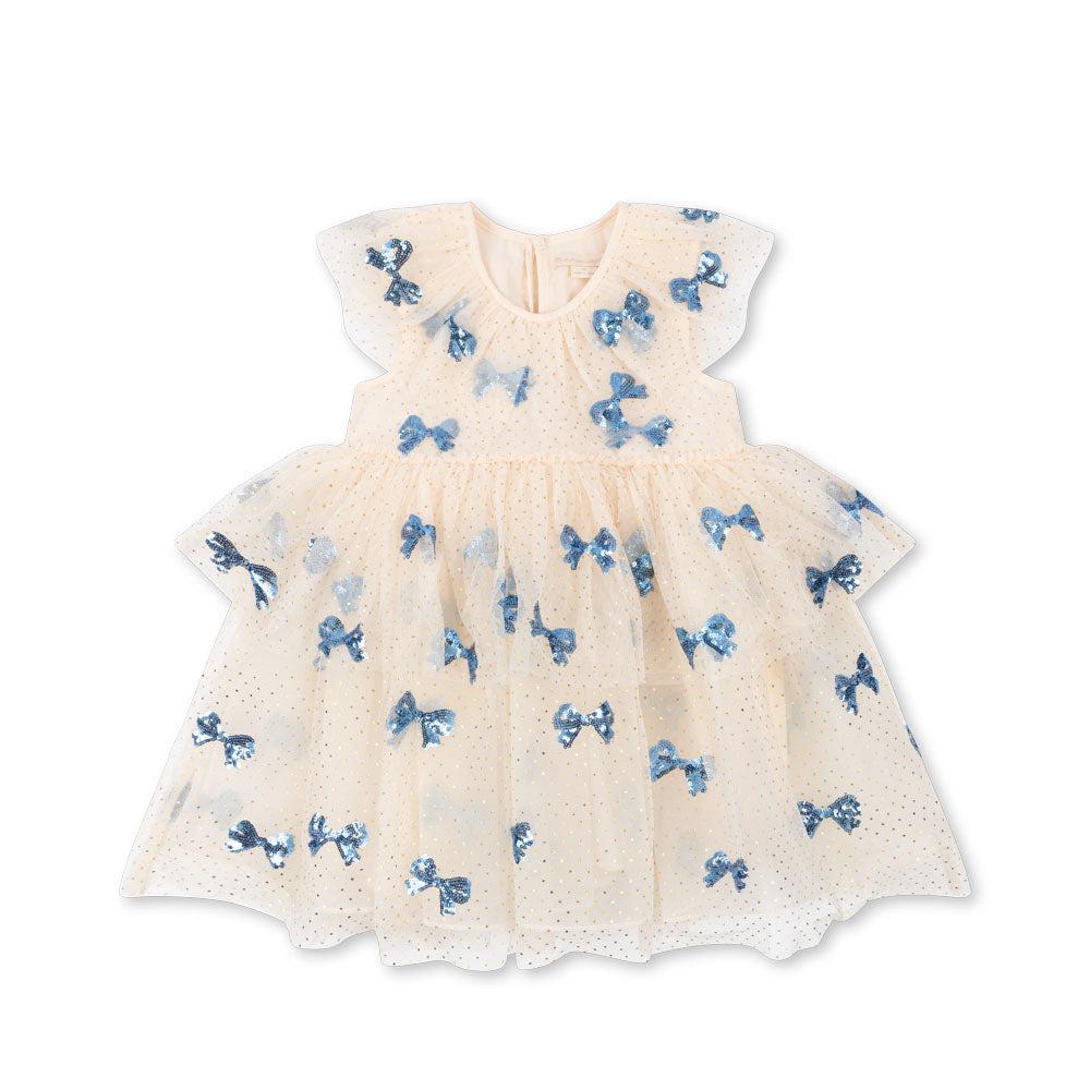 KONGESコンゲススロイド FAIRY DRESS（BOWIE BLUE）2y Konges slojd] Yvonne Fairy Dress - Bowie Blue – Happy little attic