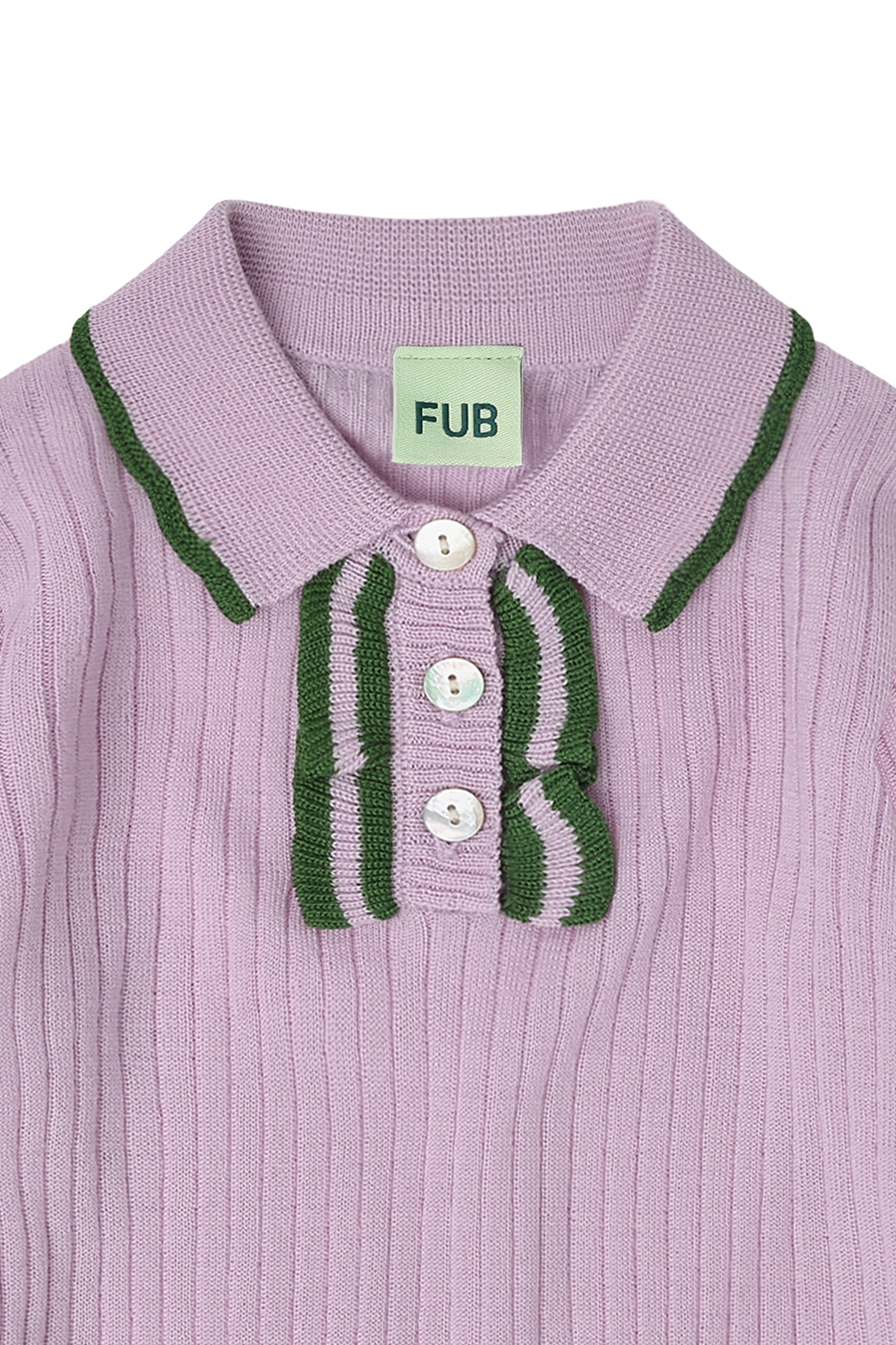 [Fub] Frill Polo - Iris