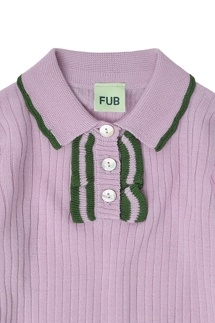 [Fub] Frill Polo - Iris