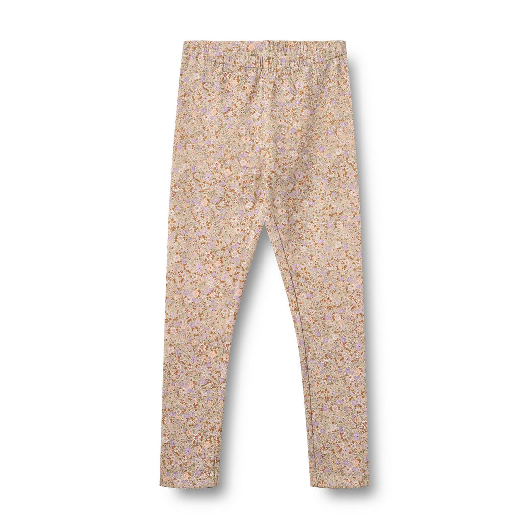 [Wheat] 2 Leggings Jules - Lilac Flower Meadow