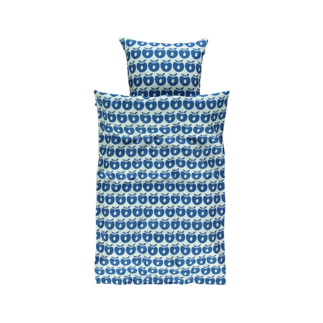 [Smafolk] Bedlinnen 100×140cm - Apple Blue
