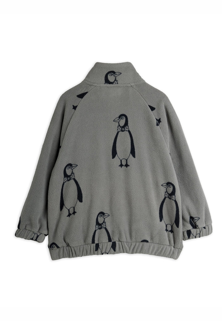 [Mini Rodini] Penguin Fleece Jacket- Grey