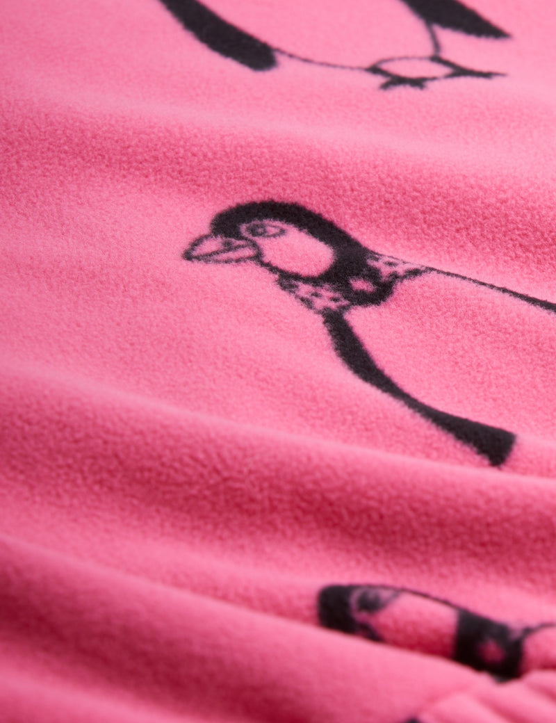 [Mini Rodini] Penguin Fleece Pants - Pink