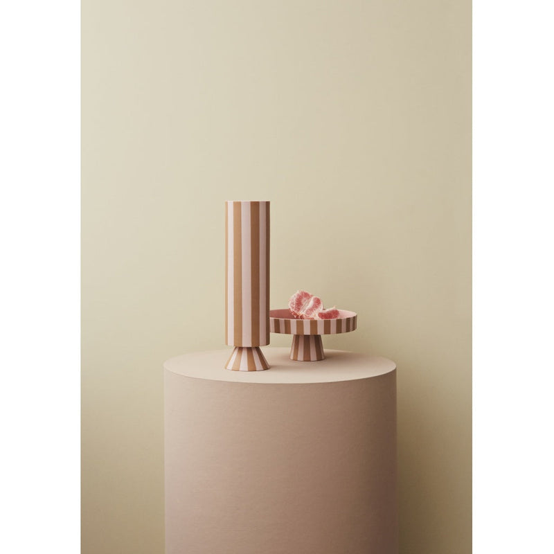 OYOY - Toppu Vase - Hoch - Karamell