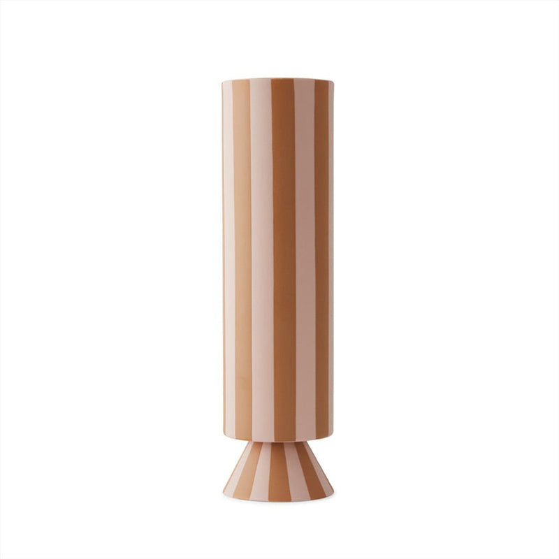 OYOY - Toppu Vase - Hoch - Karamell