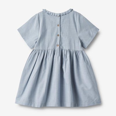 [Weizen] Kleid S/S Elma - Blaue Wellen