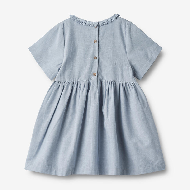 [Weizen] Kleid S/S Elma - Blaue Wellen