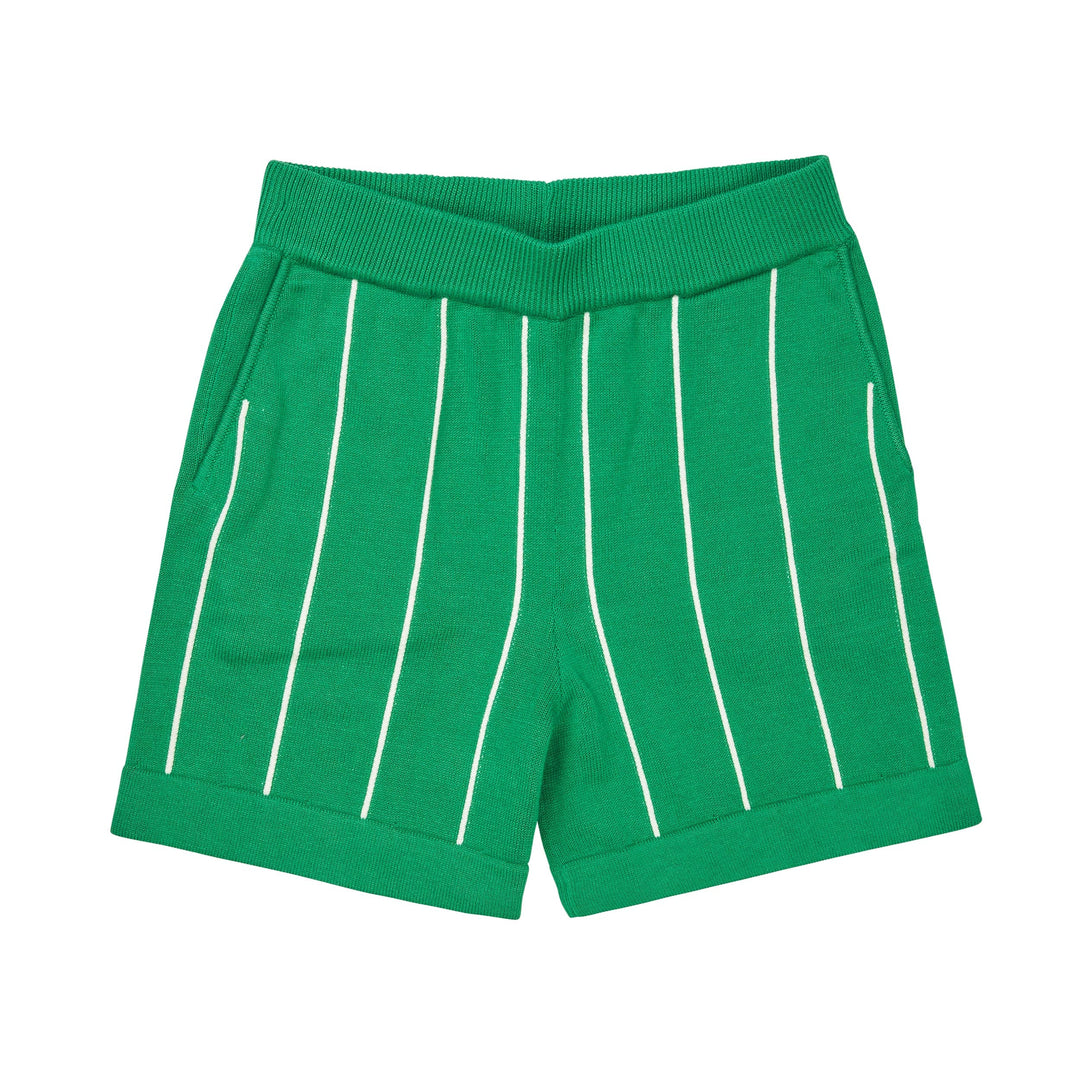 [FUB] Striped Shorts - Basil / Ecru