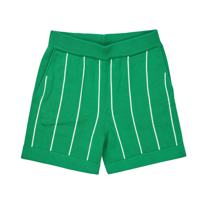 [FUB] Striped Shorts - Basil / Ecru