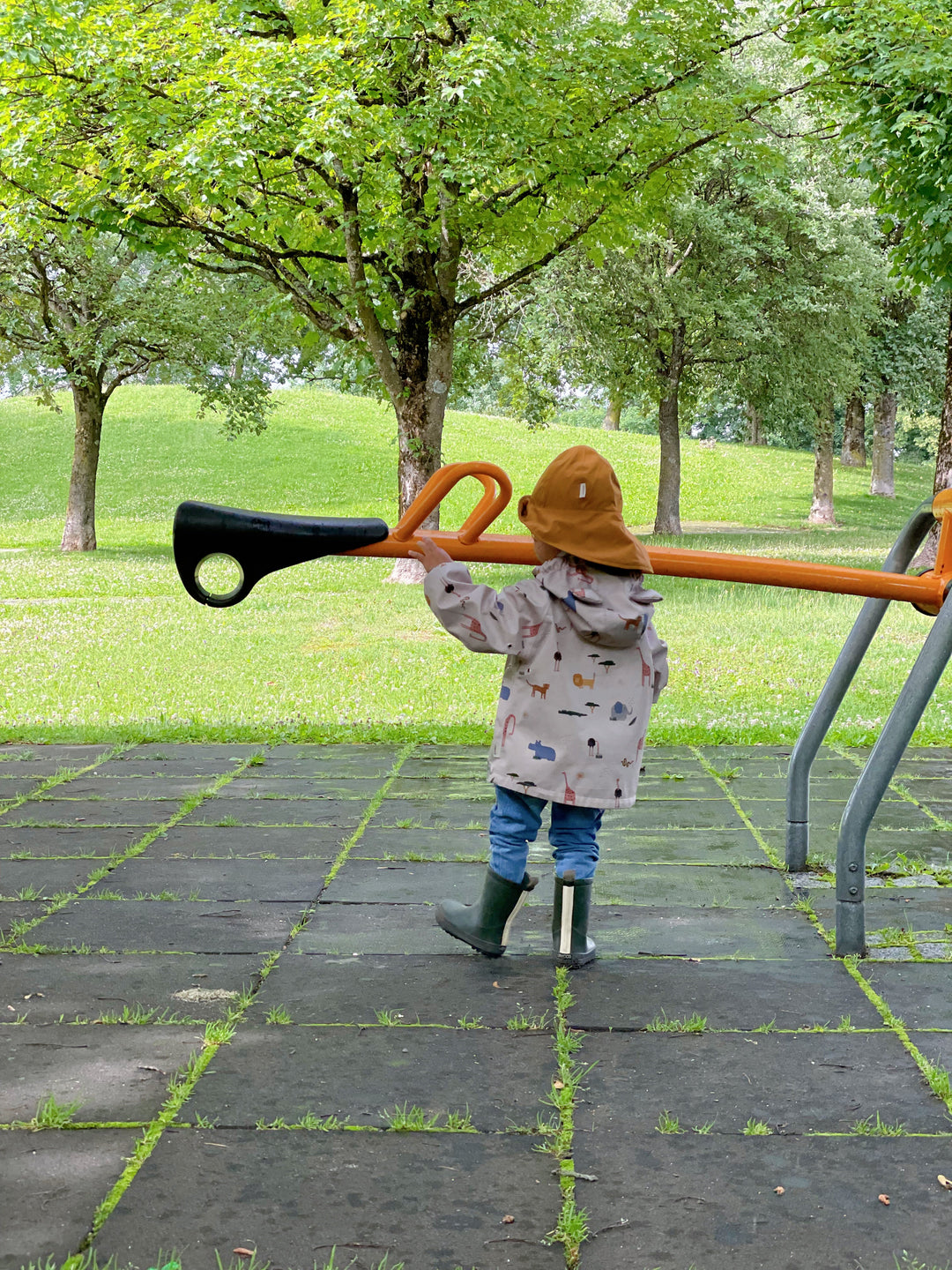 [Liewood] Mason Thermo Rain Boot - Hunter Green / Balck