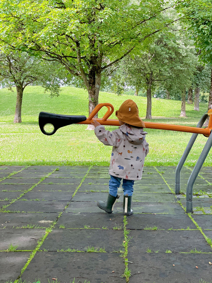 [Liewood] Mason Thermo Rain Boot - Hunter Green / Balck