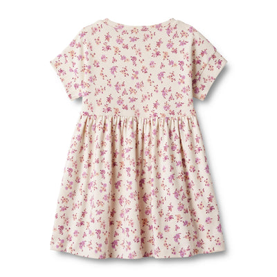 [Wheat] Jersey Dress S/S Emilie- Shell Flowers