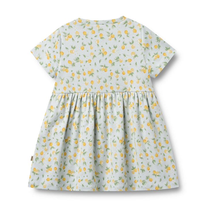 [Wheat] Jersey Dress Anna - Summer Blue Citrus