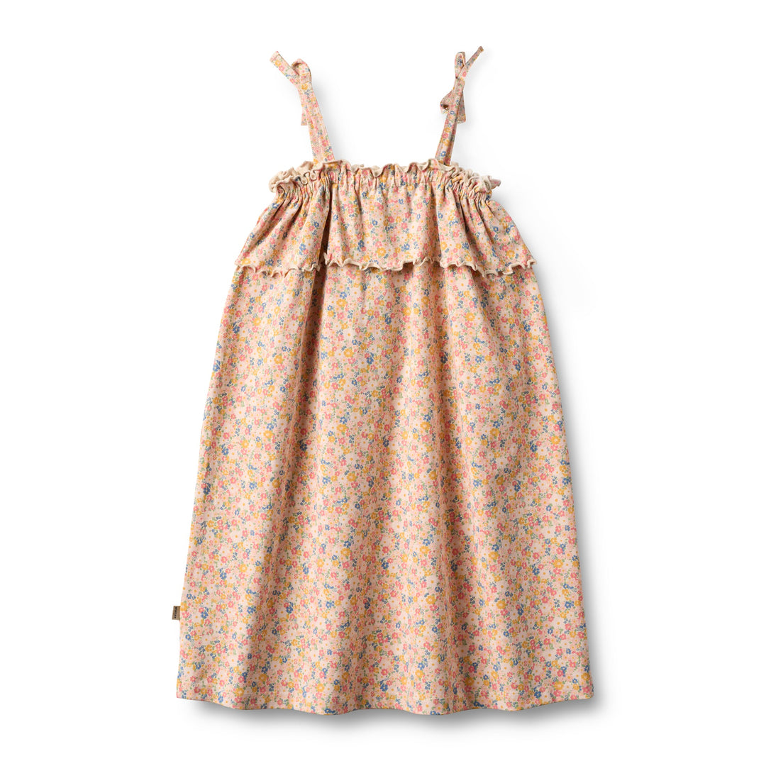 [Wheat] Jersey Dress Anine - Multi Flowers
