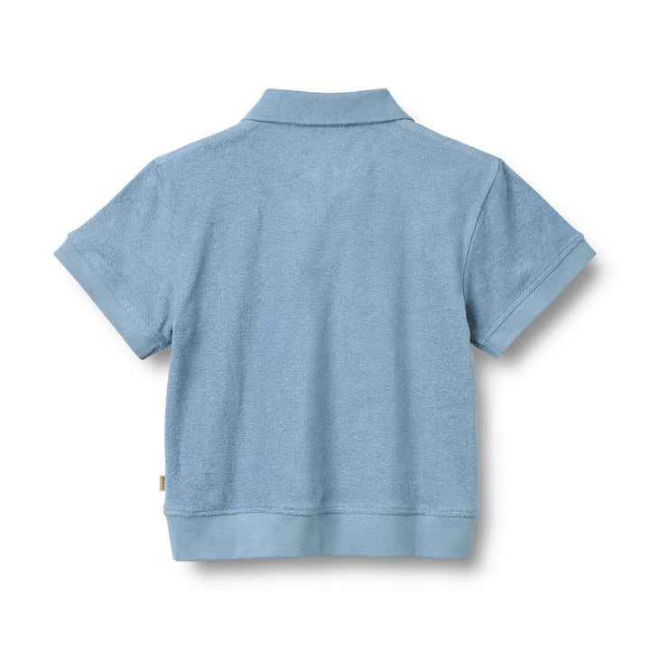 [Wheat]Set Polo S/S & Shorts Marlo - Faded Denim