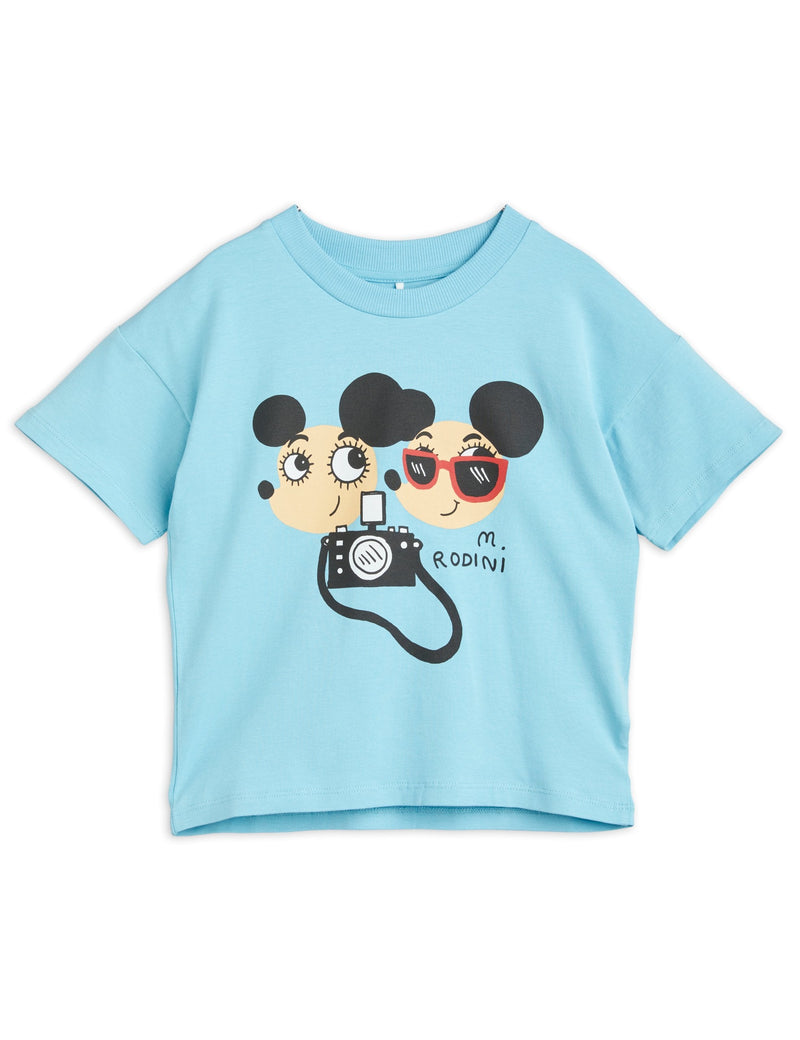 [Mini Rodini] Ritzratz sp ss tee - Blue