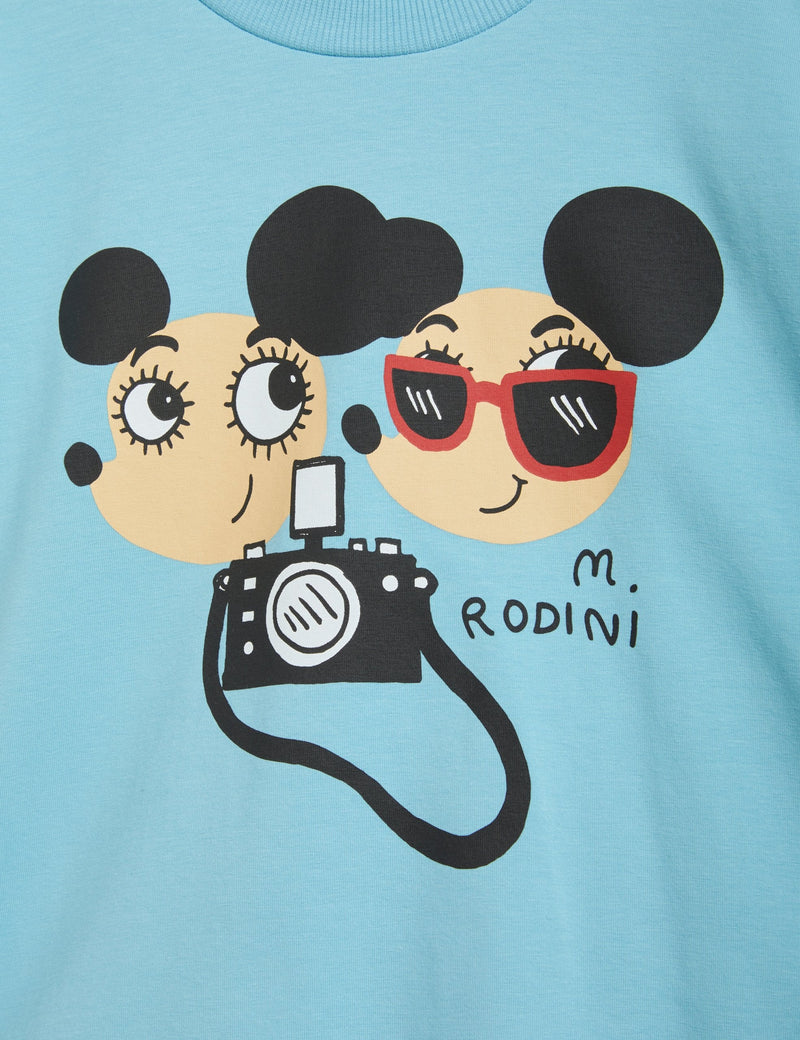 [Mini Rodini] Ritzratz sp ss tee - Blue