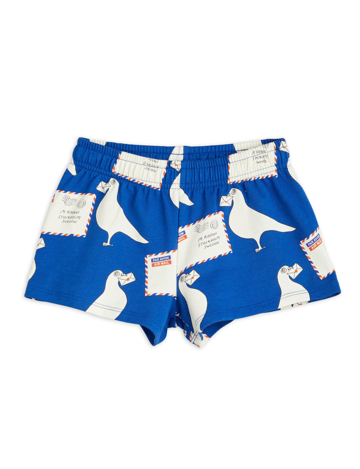 [Mini Rodini] Sweatshorts mit Tauben-Aop-Muster
