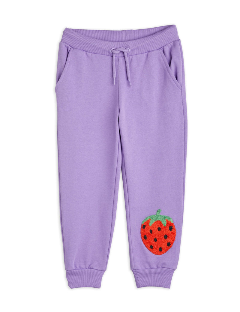 [Mini rodini] Strawberries emb sweatpants