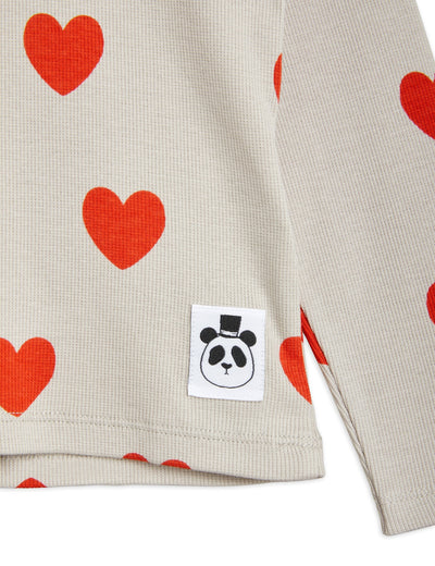 [Mini Rodini] Hearts Long Sleeve Turtleneck