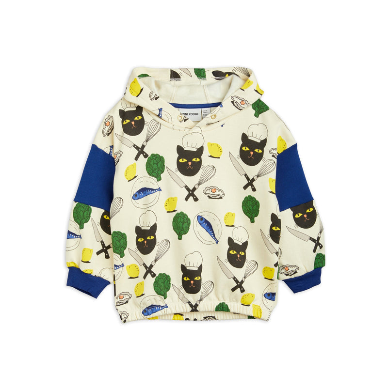 [Mini Rodini] Chef Cat Kapuzenpullover Multi