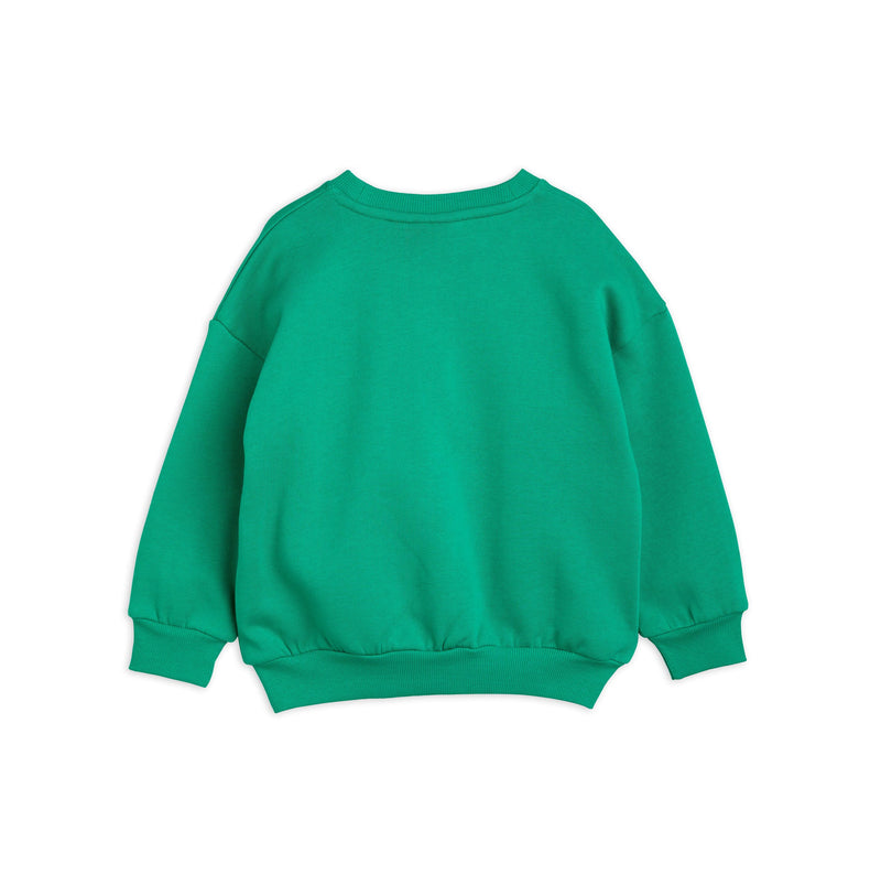 [Mini Rodini] Sweatshirt mit Früchte-Bordüre grün