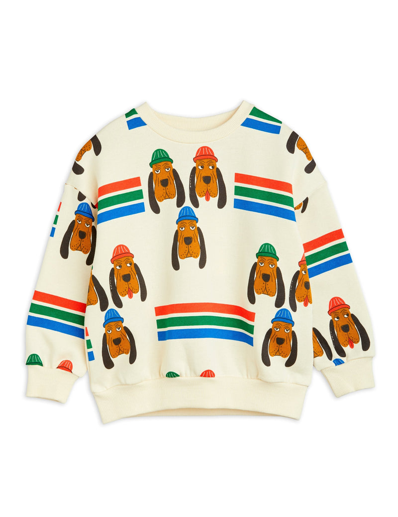 [Mini Rodini] Sweatshirt mit Rundhalsausschnitt und Bluthund