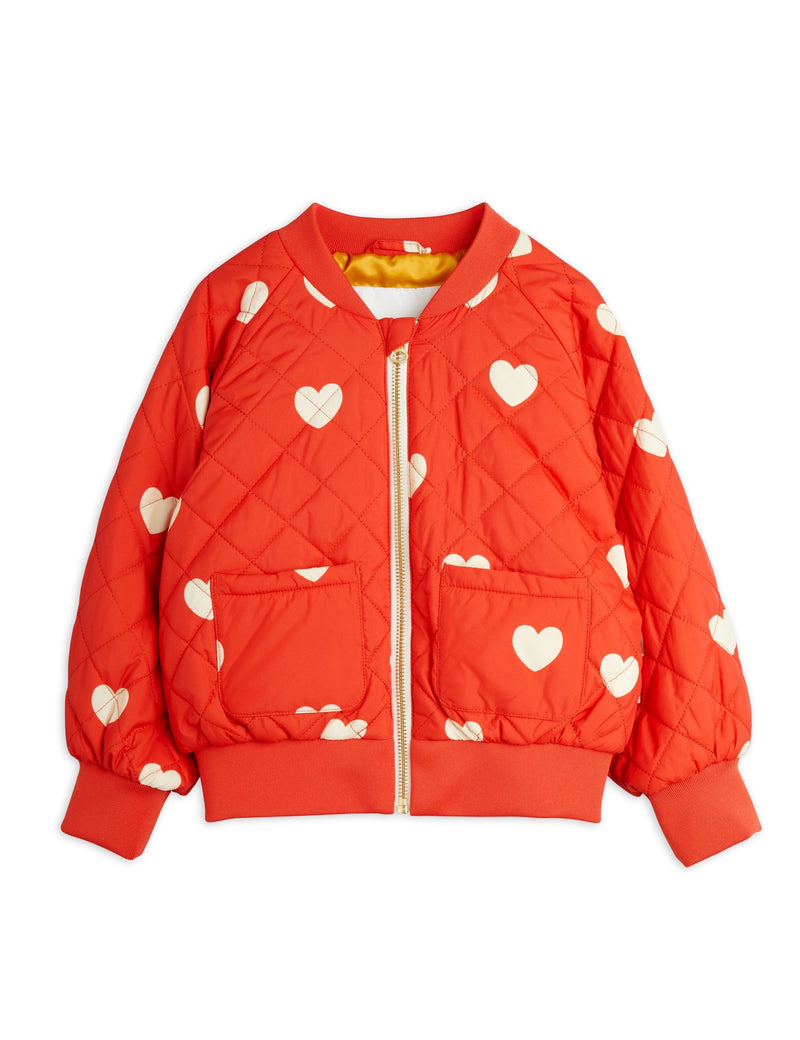 [Mini Rodini] Baseballjacke mit Herzen 