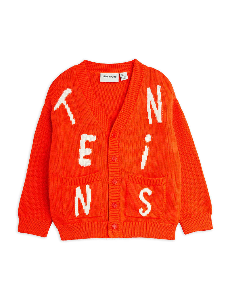 [Mini Rodini] Tennis-Strickjacke - Rot