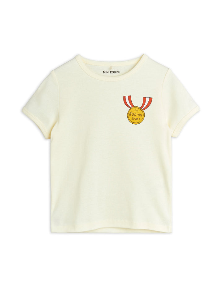 [Mini Rodini] Medal Sp Ss T-Shirt - Weiß 