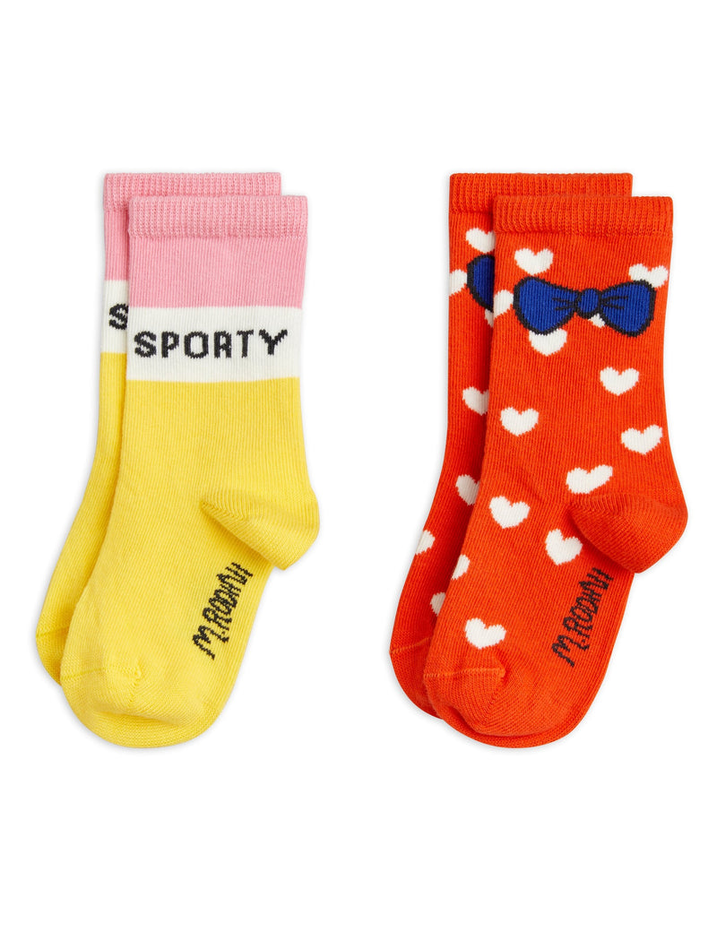 [Mini Rodini] Sportliche 2er-Pack Socken - Mehrfarbig 