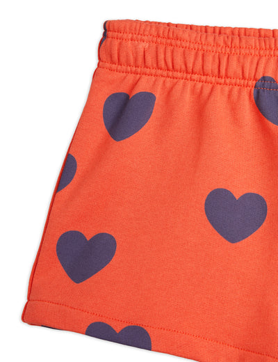 [Mini Rodini] Hearts Aop Sweatshorts - Rot