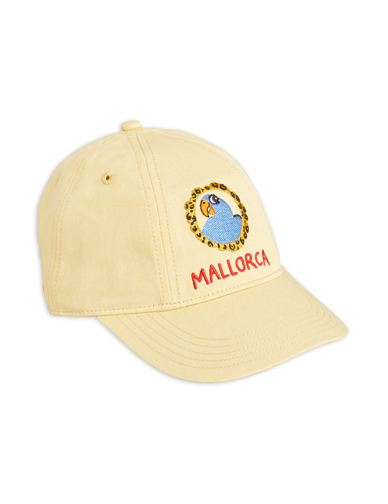 [Mini Rodini] Parrot Emb Soft Cap - Yellow