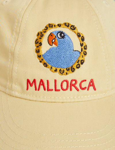 [Mini Rodini] Parrot Emb Soft Cap - Yellow