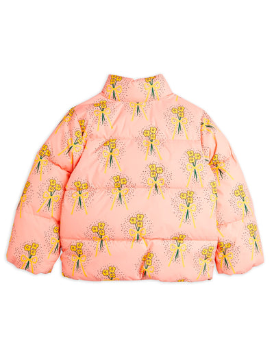 [Mini Rodini] Winter Flowers Aop City Puffer Jacket - Pink