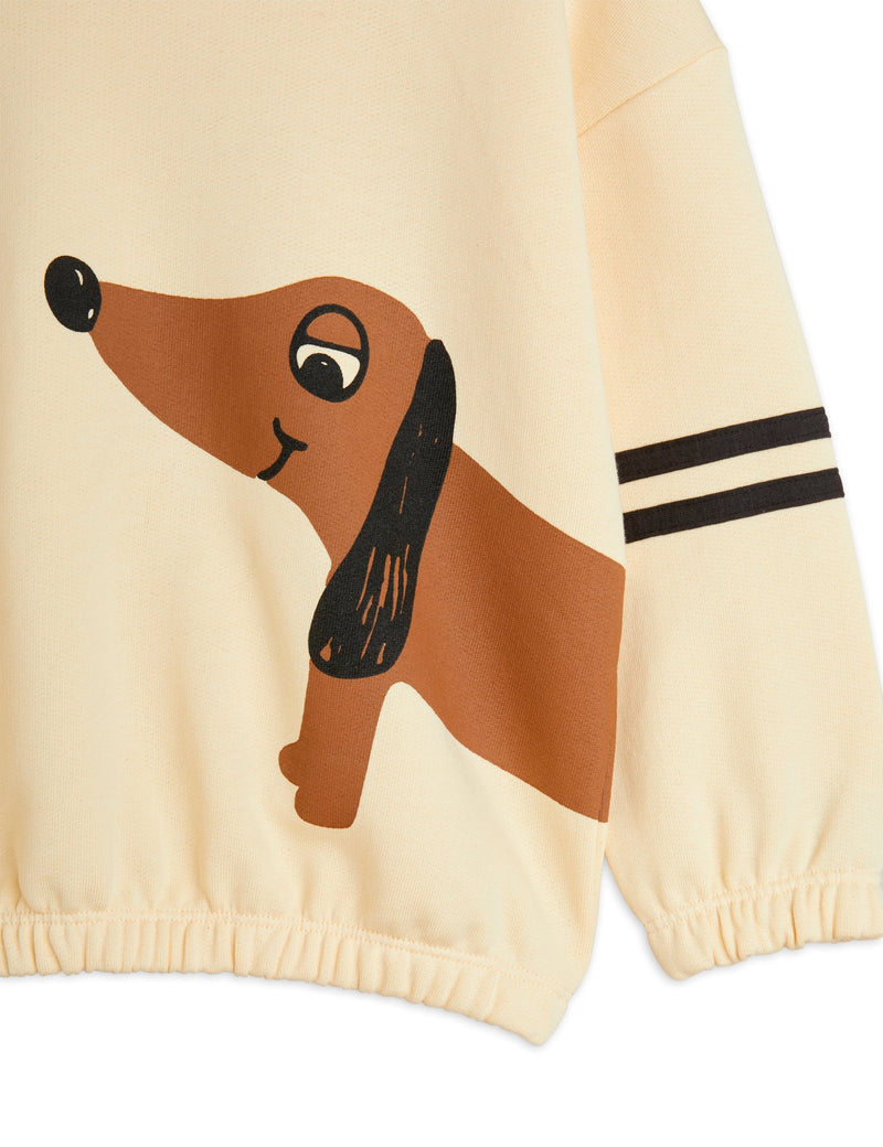 [Mini Rodini] Dog Stripes Sweatshirt  - Beige