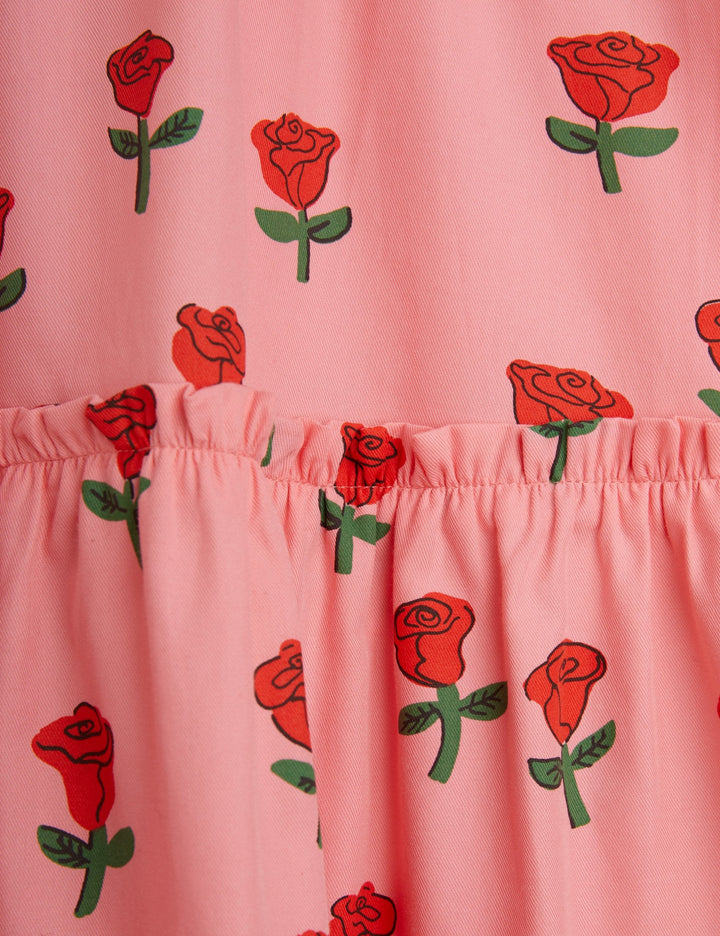 [Mini Rodini] Roses Woven Dress - Pink