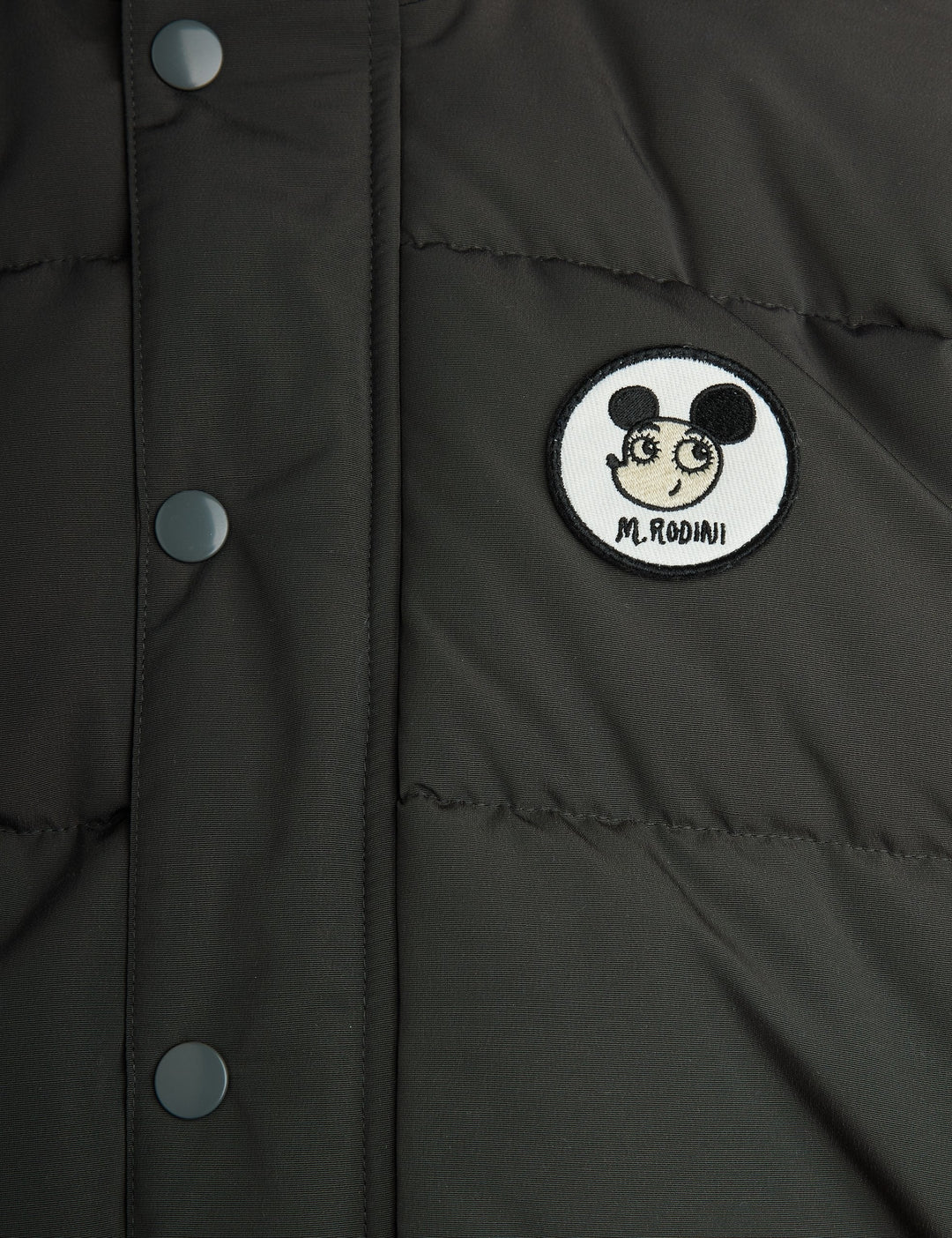 [Mini Rodini] Ritzratz patch puffer - Black