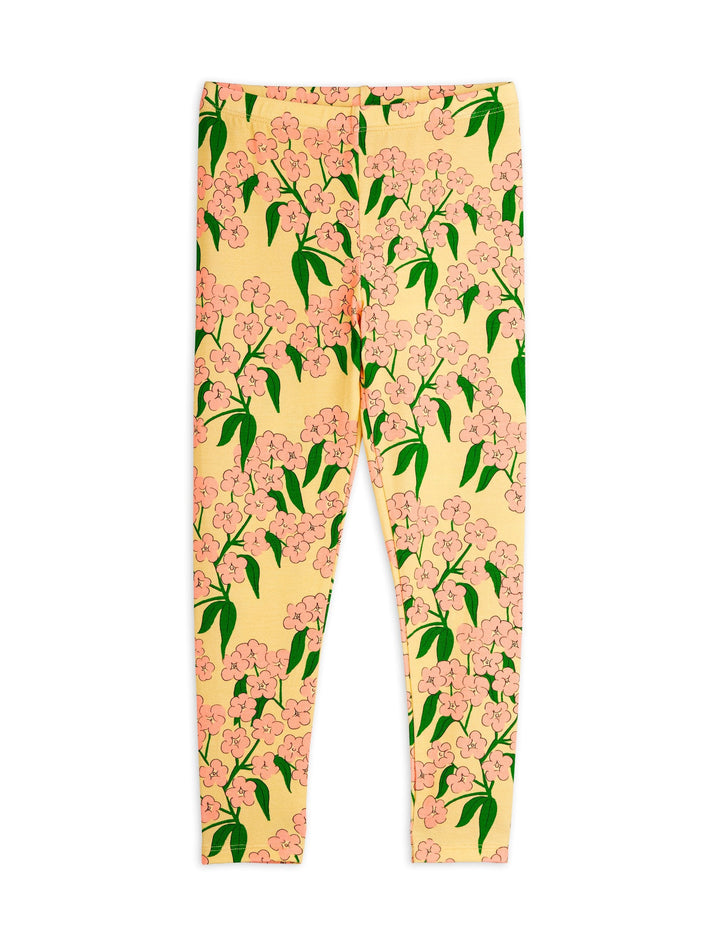 [Mini Rodini] Alpine Flowers Aop Leggings - Yellow