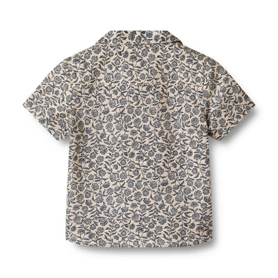 [Weizen] Shirt S/S Anker - Blaue Kornblumen