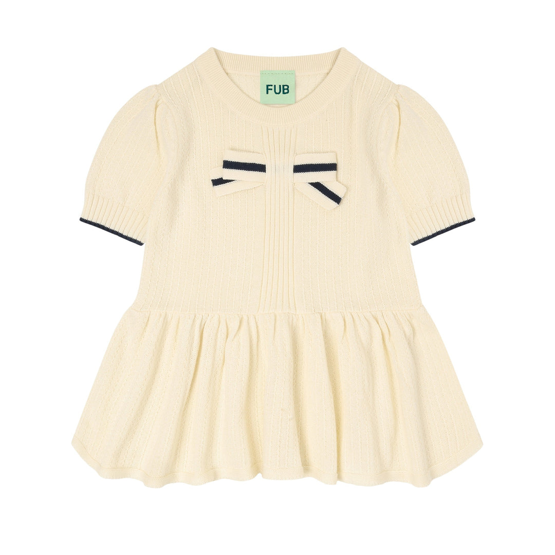 [Fub] Bow Top - Ecru