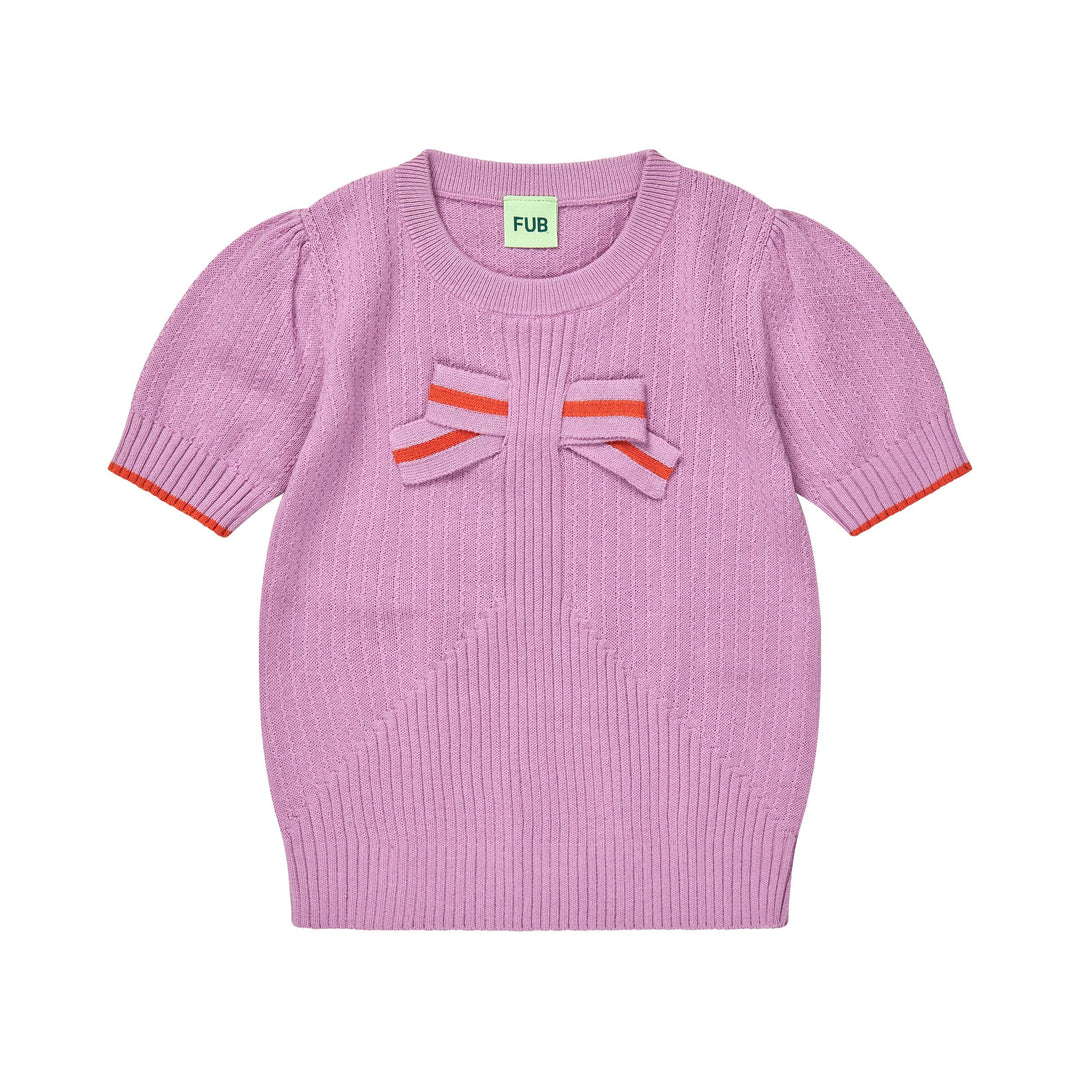 [Fub] Bow Tee - Orchid
