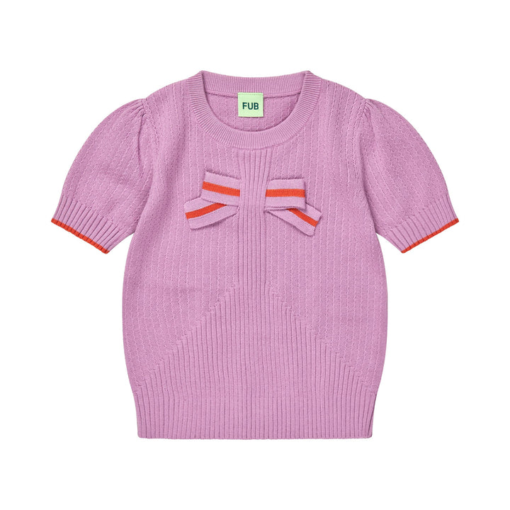 [Fub] Bow Tee - Orchid
