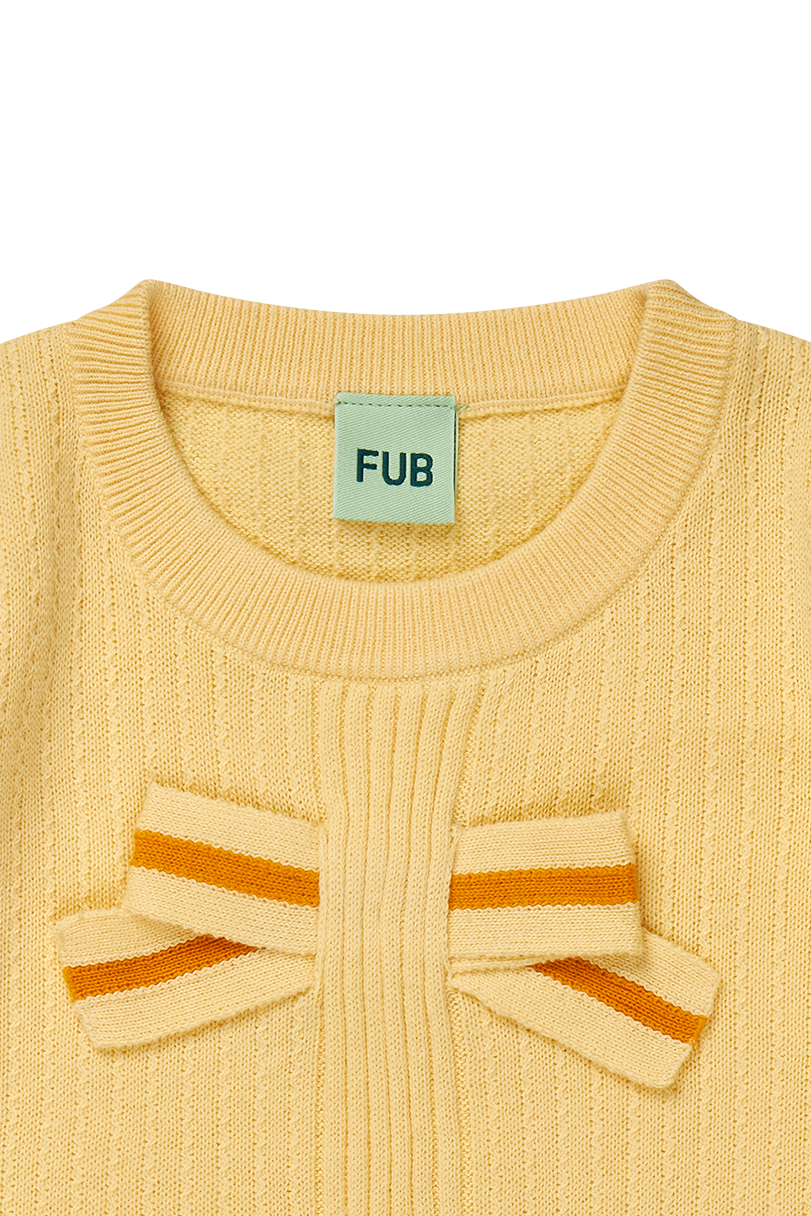 [Fub] Bow Tee - Vanilla