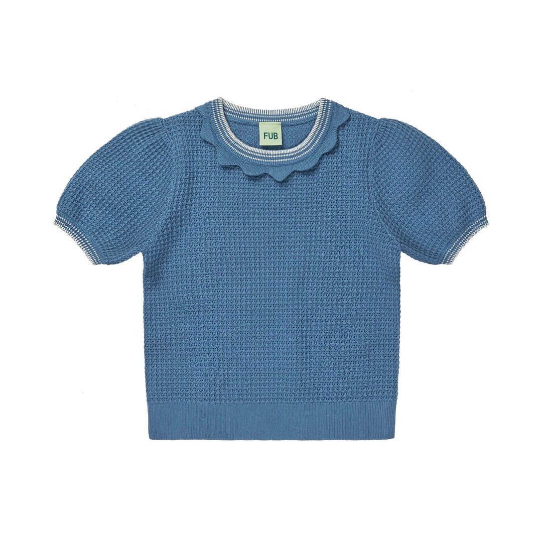 [Fub] Structure Tee - Washed Indigo