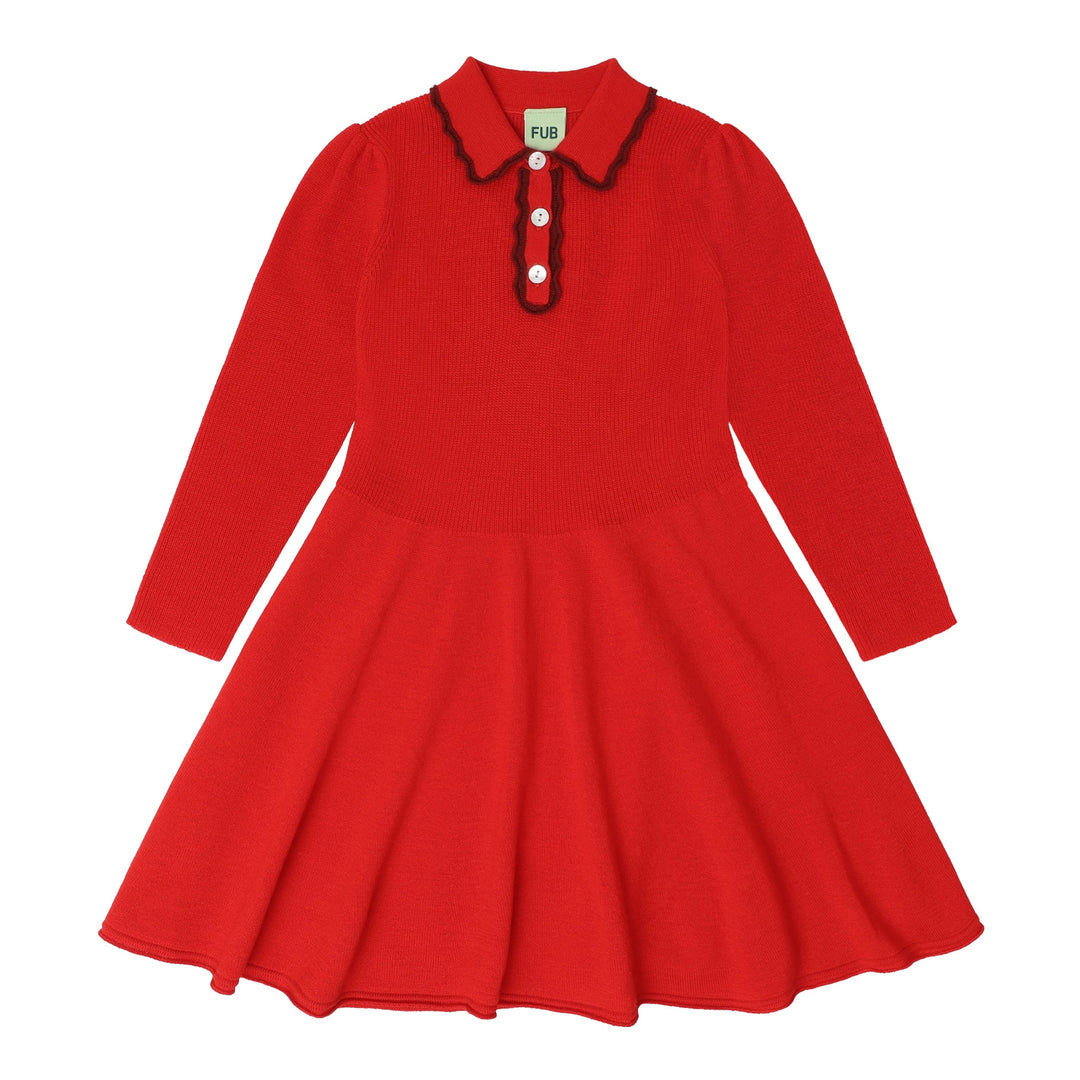 [Fub] Peblum Dress - Signal Red