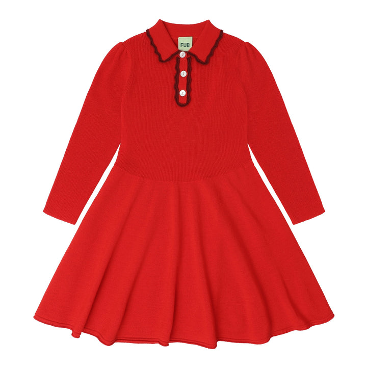 [Fub] Peblum Dress - Signal Red
