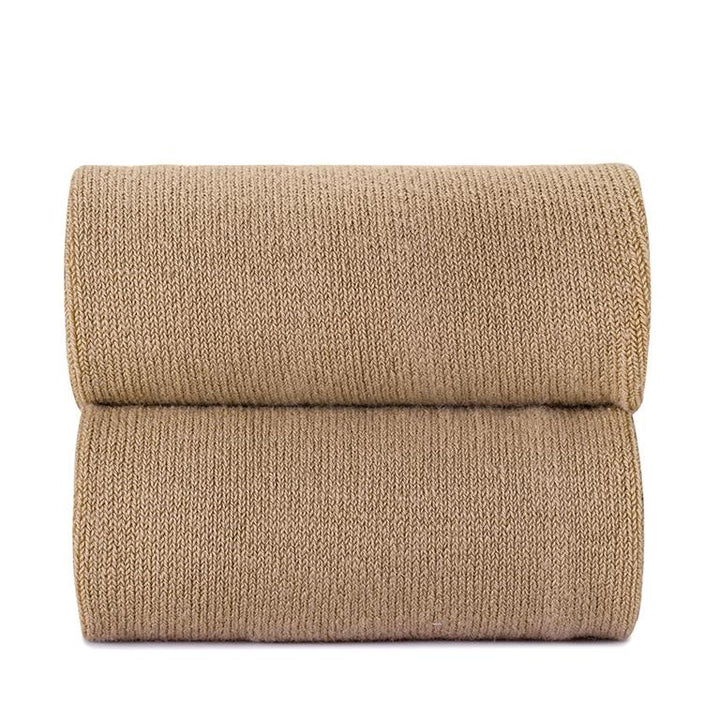 [Condor] Plain Stitch Basic Short Socks - [326 Camel]