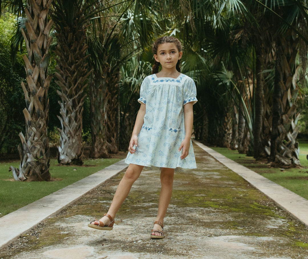 [Lali Kids] Adelle Dress - Minty Flower