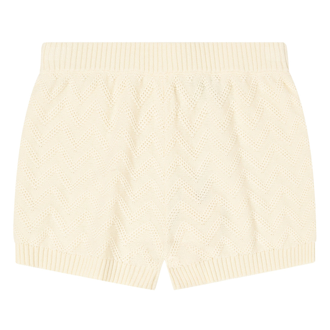 [Fub] Zigzag Shorts - Ecru
